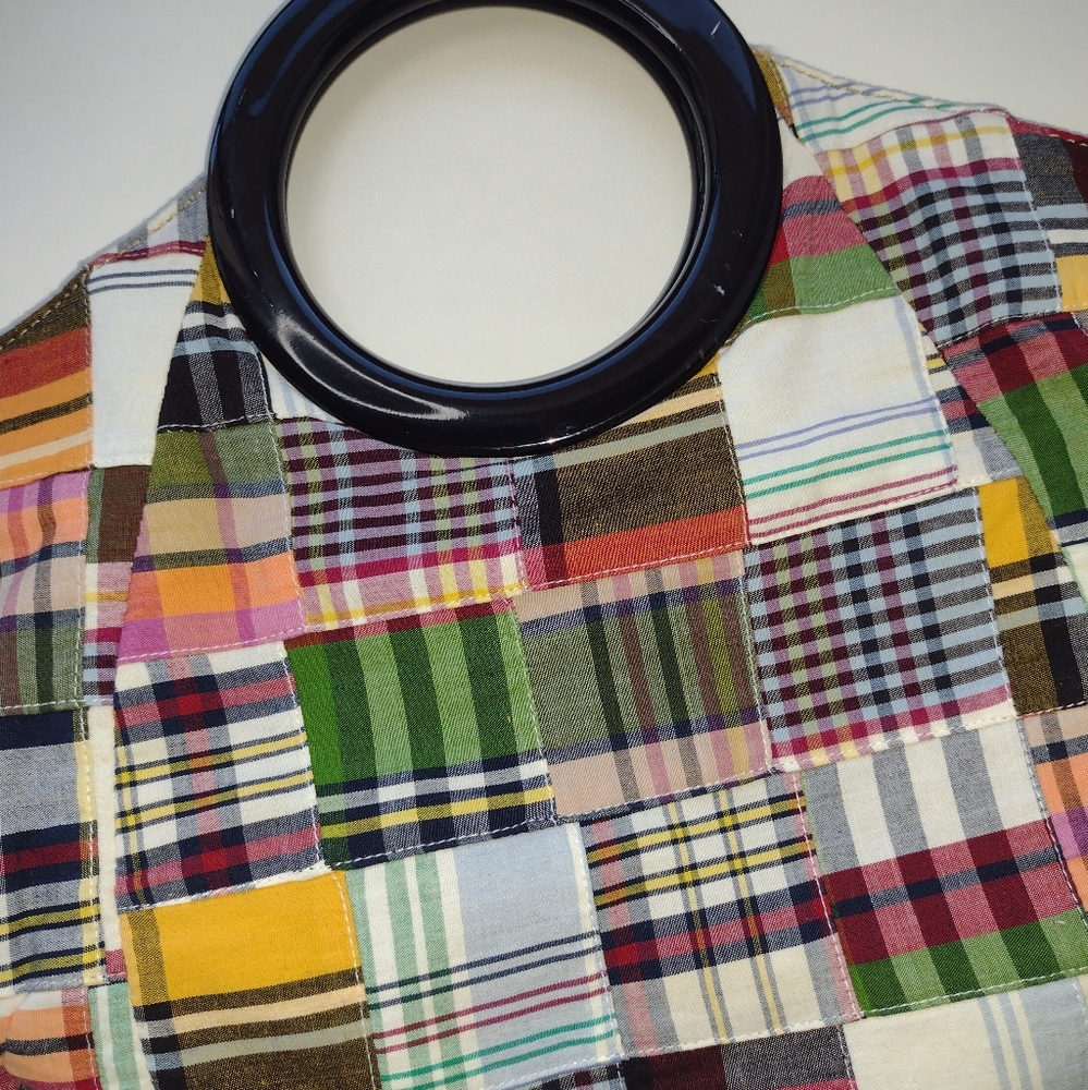 NWT JCrew Madras sling clutch